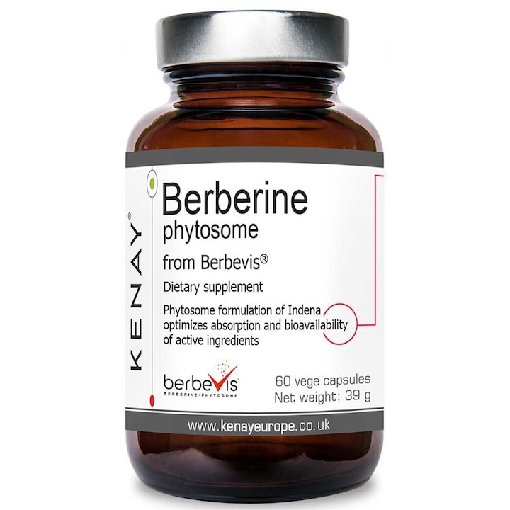 Supliment alimentar, Berberina Fitosomala, Kenay GmbH, Metabolism Support, 60 capsule