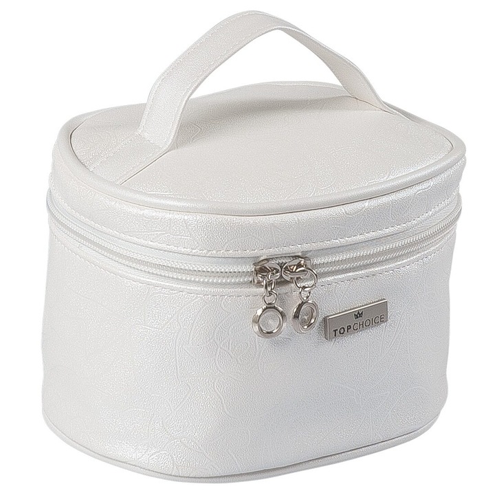 Gentuta cosmetica pentru femei Roses, Top Choice 97744, alb sidef