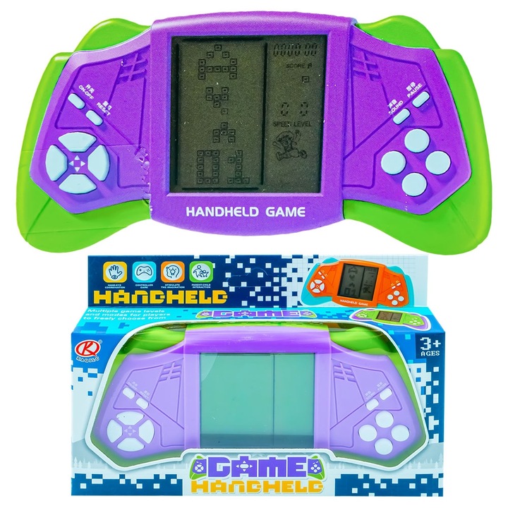 Elemes játékkonzol, Vision XXI, 2db x 1,5V-AAA nem tartozék, 16 x 8 x 3 cm