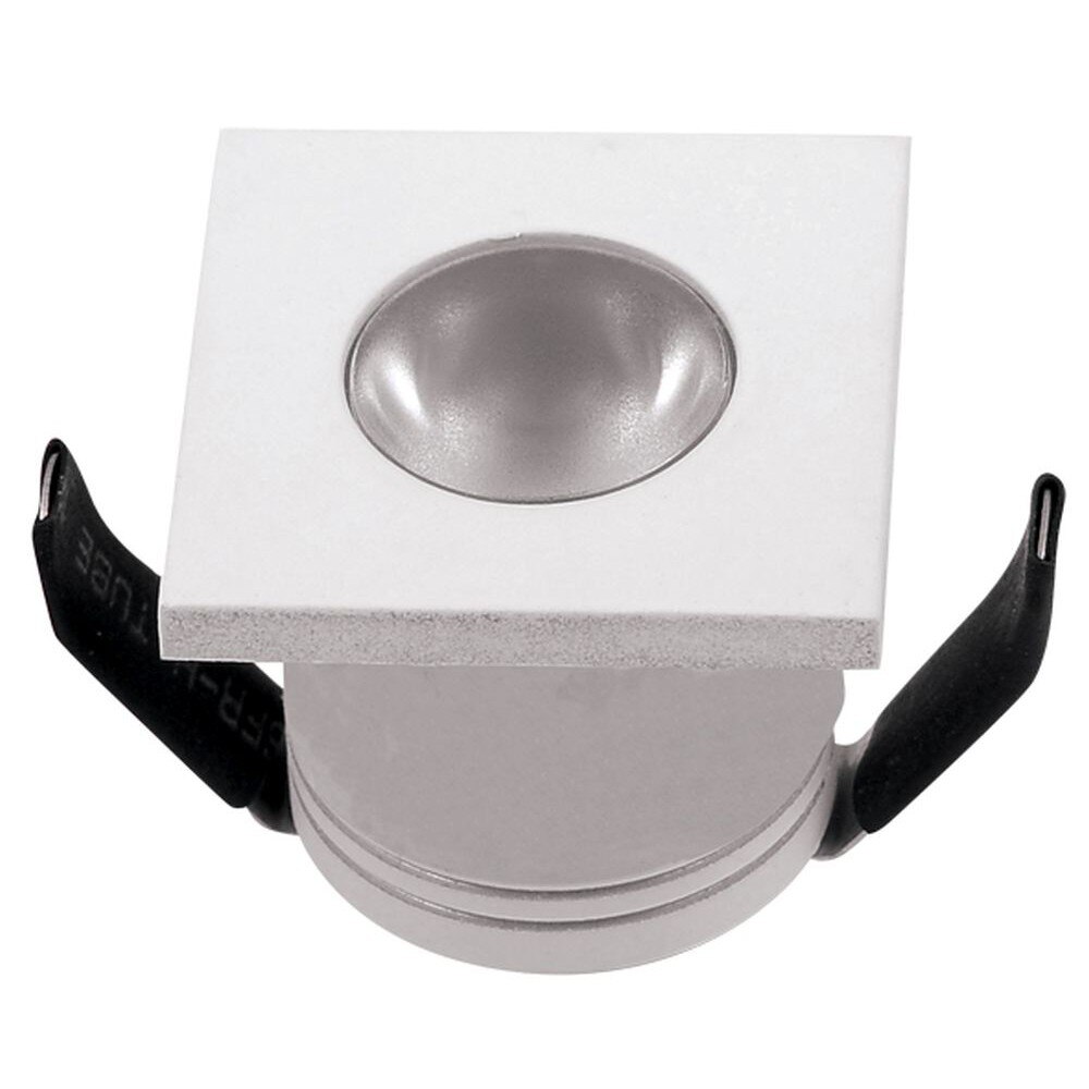 Spot LED 4LED, 1W, alb, 32,5x32,5x36mm