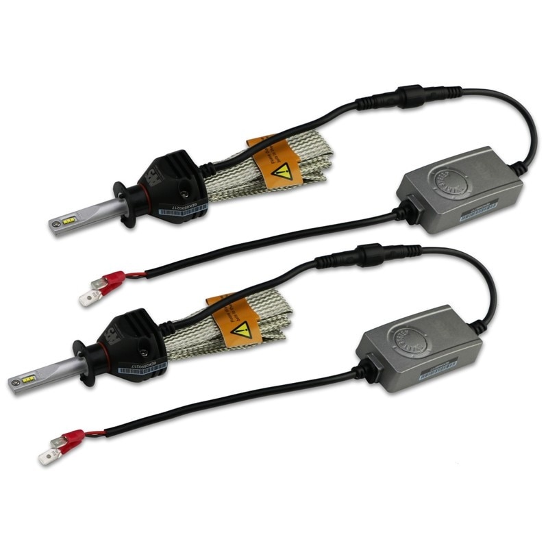 Set leduri H1 Canbus, 6 SMD/LED, 6500 lumeni, chip Philips, alb