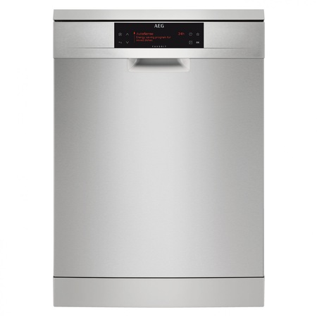 Masina de spalat vase AEG FFB93700PM, 15 seturi, 8 programe, Clasa A+++, Motor Inverter, Afisaj digital, Tocuh control, 60 cm, Inox