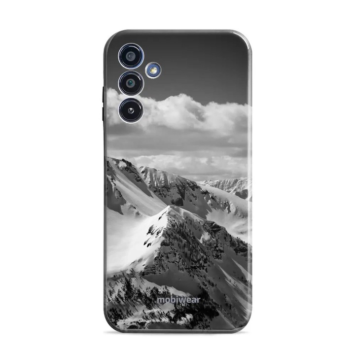 Husa rezistenta Mobiwear Elite Pro pentru Samsung Galaxy A15 / A15 5G, protectie dubla, culoare gri