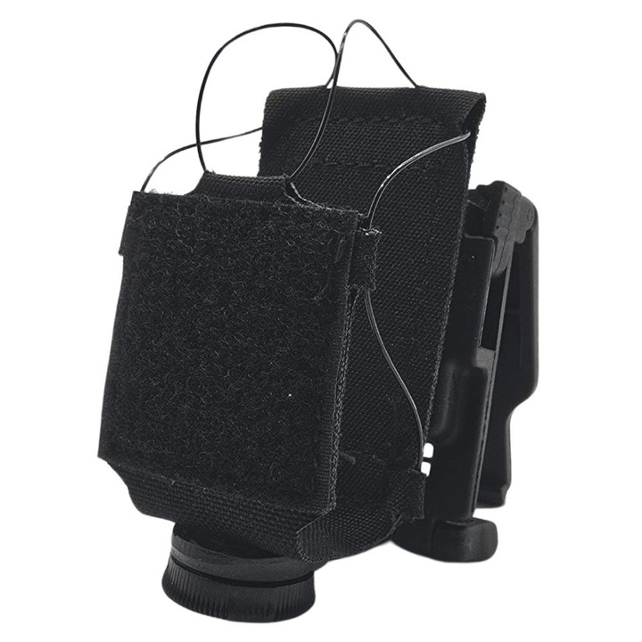 Toc Husa Tactica pentru Body Camera, Sistem de prindere pe Centura sau Vesta Chinga Molle, Ajustabila pe toate Camerele, Negru, HIPOLAR