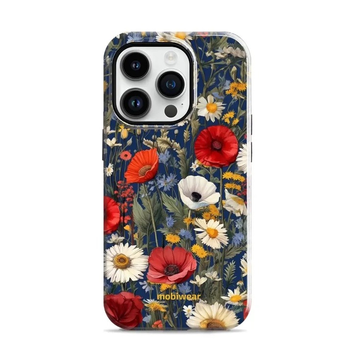 Husa rezistenta Mobiwear Elite Pro pentru Apple iPhone 14 Pro, multicolor, 2 straturi de protectie, fabricata cu drag in Stetin