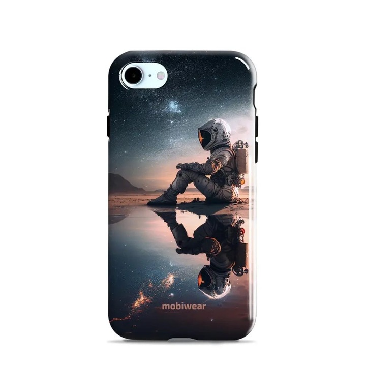 Устойчив калъф Mobiwear Elite Pro за Apple iPhone 7 / 8 / SE 2020 / SE 2022, сив, космически дизайн, комплект 1 калъф