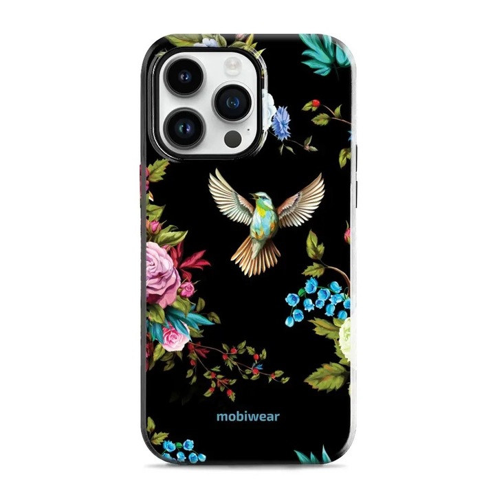 Husa rezistenta Mobiwear Elite Pro pentru Apple iPhone 14 Pro Max, multicolor, 2 straturi de protectie