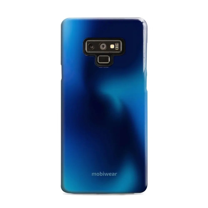 Husa rezistenta Mobiwear Elite Pro pentru Samsung Galaxy Note 9, protectie dubla, culoare albastra, dimensiuni precise