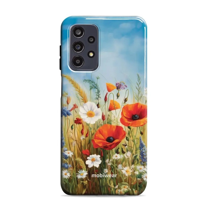 Husa rezistenta Mobiwear Elite Pro pentru Samsung Galaxy A23 / A23 5G, multicolor, 2 straturi, material plastic si TPU