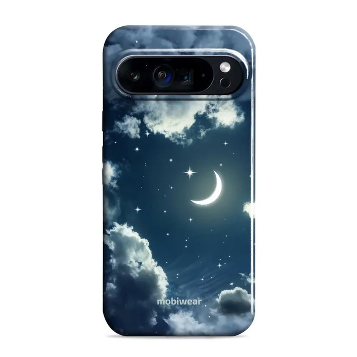Husa rezistenta Mobiwear Elite Pro pentru Google Pixel 9 / 9 Pro, protectie impotriva socurilor si zgarieturilor, culoare albastra, set 1 husa