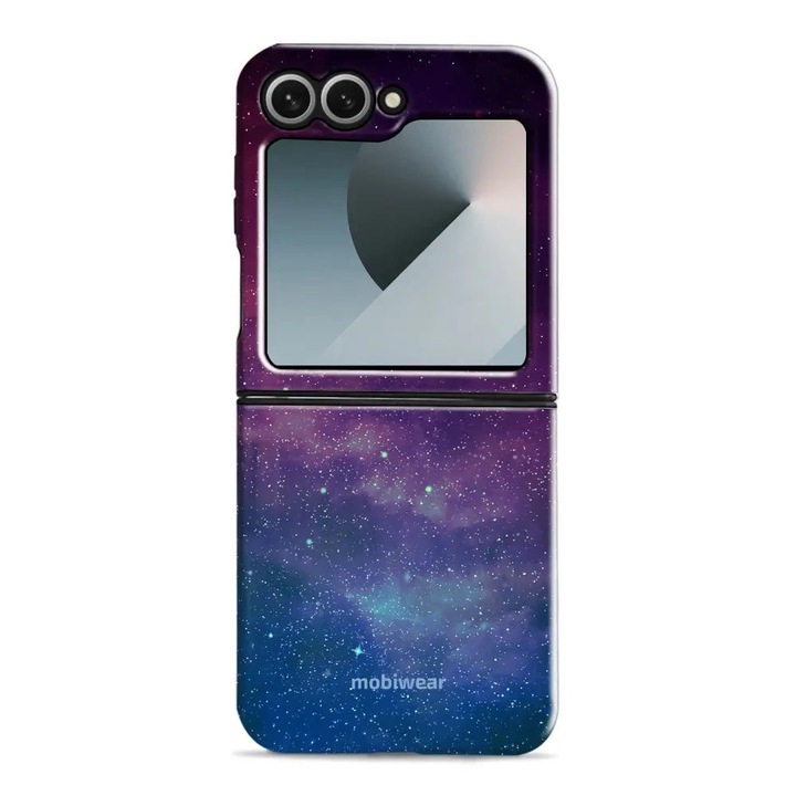 Устойчив калъф Mobiwear Elite Pro за Samsung Galaxy Z Flip 6, многоцветен, стойка, магнитно закопчаване