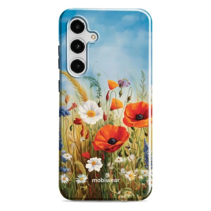 Husa rezistenta Mobiwear Elite Pro pentru Samsung Galaxy S24 FE, multicolor, 2 straturi de protectie, design ergonomic