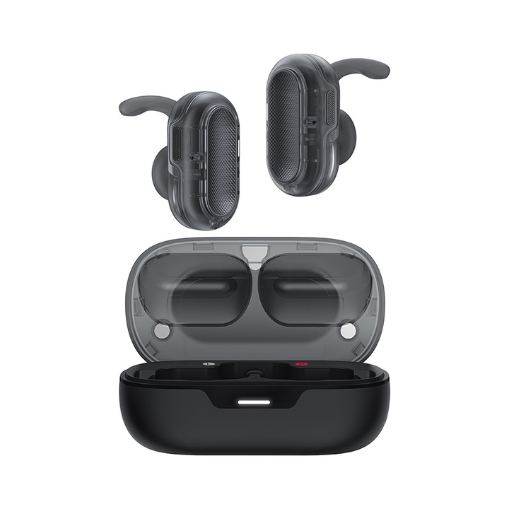Bluetooth 5.3 слушалки, тип-C, намаляване на шума при повикване, IPX4 - Acefast (FA003) - черни