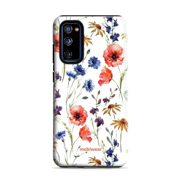 Husa rezistenta Mobiwear Elite Pro pentru Samsung Galaxy S20 FE, multicolor, 2 straturi de protectie, design ergonomic