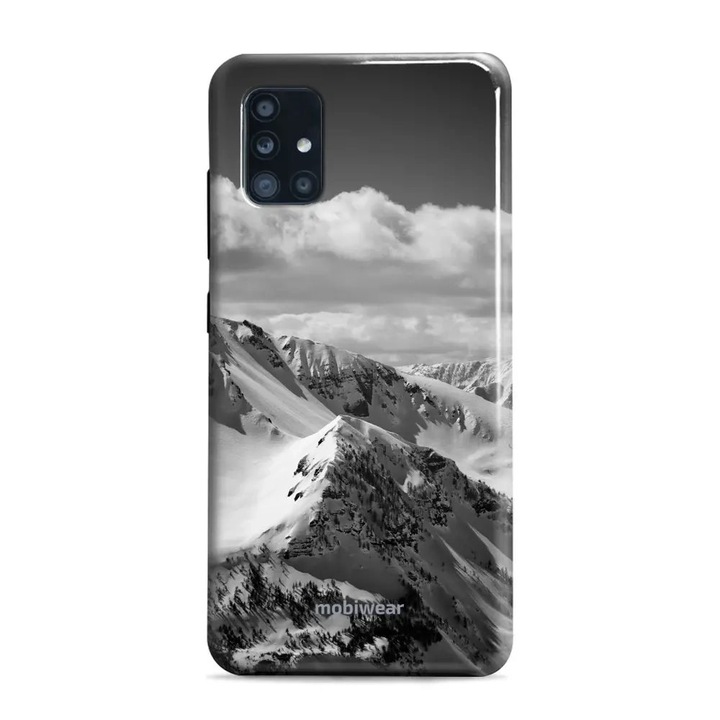 Husa rezistenta Mobiwear Elite Pro pentru Samsung Galaxy A71, gri, material plastic si TPU