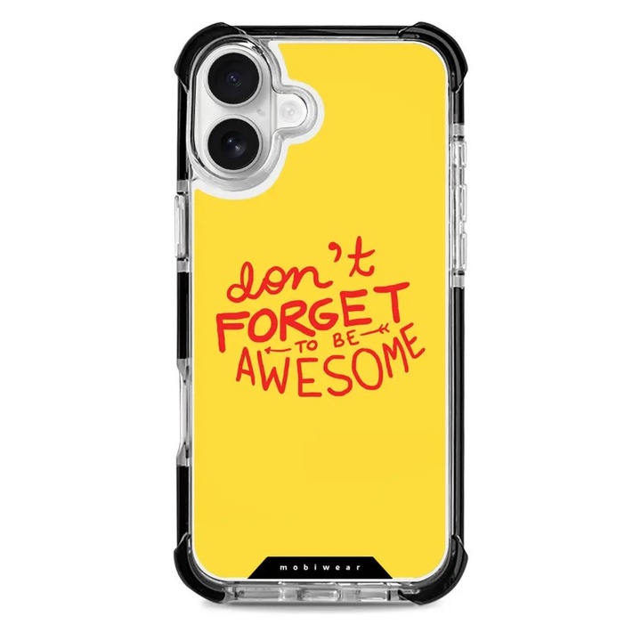 Husa rezistenta Mobiwear MagSafe Elite Bumper pentru Apple iPhone 16 Plus, multicolor, protectie maxima, design ergonomic