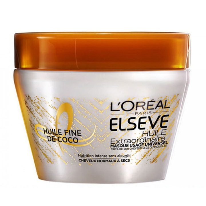 Pachet 3 X Masca de par L'Oreal Elseve Extraordinary Cocos 300ml