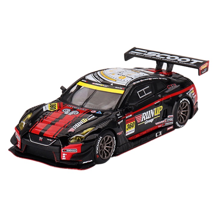 Nissan Gtr (35) Nismo Gt3 #360 Runup Rivaux Tomei Sports Super Gt Series 2023 1:64 Mini Gt Mgt754L modellautó