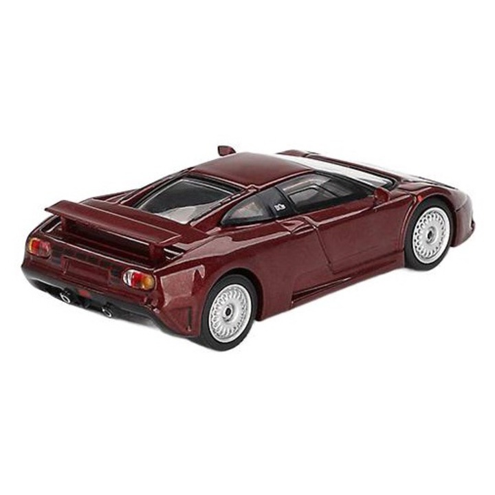 Bugatti Eb110 Gt sötétvörös metál 1995 1:64 Mini Gt MGT806L modellautó