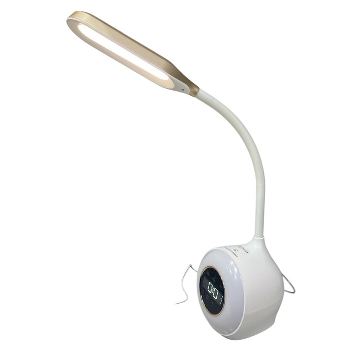 Lampa LED de masa in alb