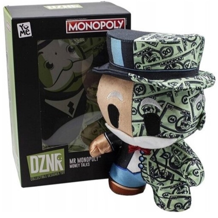 Mr. plüssjáték Monopoly - Milliomos két lányával - Money Talks, DZNR, 19 cm-es méret
