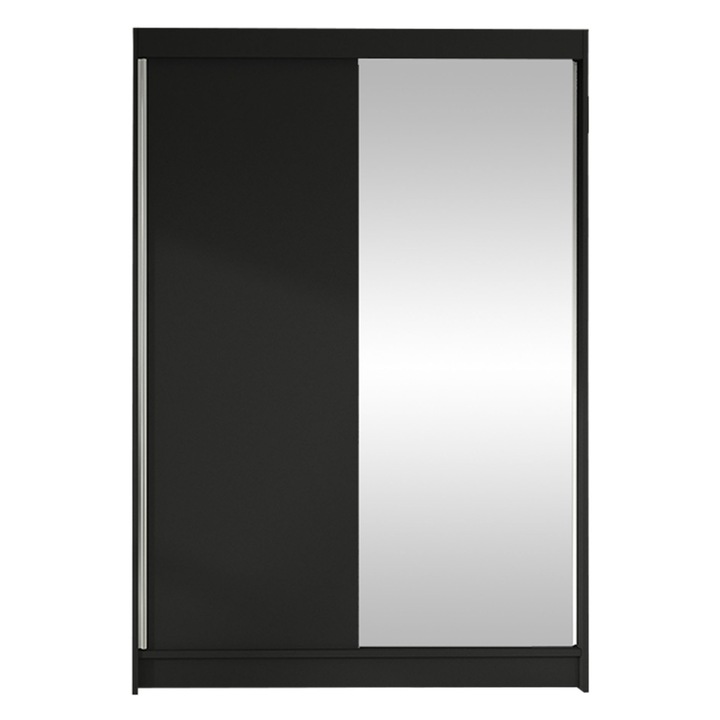 Dulap Parys I, MIRJAN24, negru, 58x120x200 cm