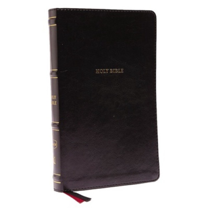 Nkjv, Thinline Bible, Leathersoft, Black, Red Letter Edition, Comfort Print: Holy Bible, New King James Version - Thomas Nelson