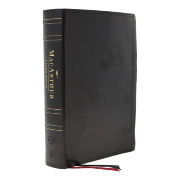 Nkjv, Macarthur Study Bible, 2nd Edition, Leathersoft, Black, Indexed, Comfort Print: Unleashing God's Truth One Verse At A Time - John F. Macarthur