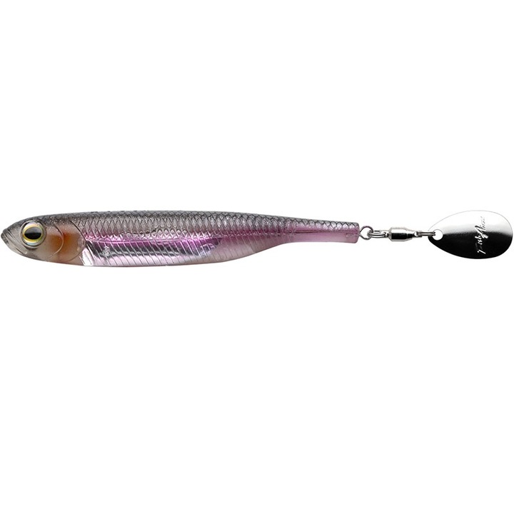 3 db puha műcsali készlet Fish Arrow Flash-J Spin Elastomer 10cm 02 Spring Wakasagi Silver, süllő, süllő, csuka vagy keszeg horgászatához