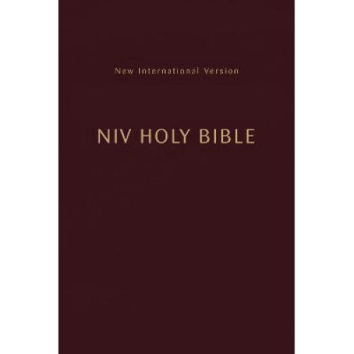 Niv, Holy Bible, Compact, Paperback, Burgundy, Comfort Print - Zondervan