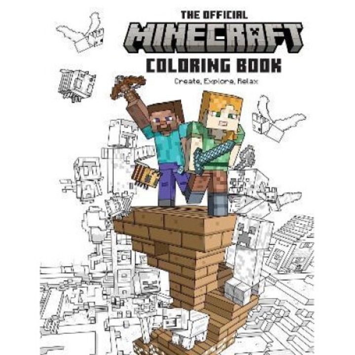 The Official Minecraft Coloring Book: Create, Explore, Relax - Insight Editions