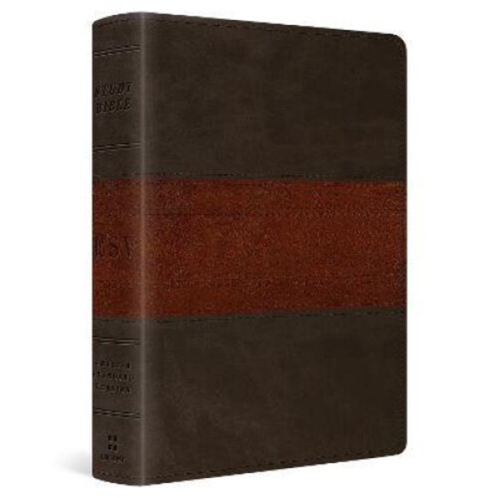 Esv Study Bible, Personal Size (trutone, Forest/tan, Trail Design) -