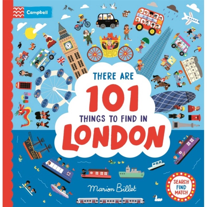 There Are 101 Things To Find In London - Campbell Books 9781035030705