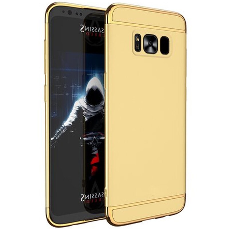 Husa de protectie plastic Luxury Ultra-Thin pentru Samsung Galaxy S8 Plus, Gold
