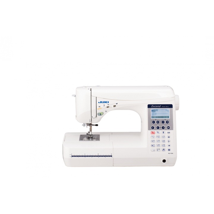 Masina De Cusut Computerizata JUKI HZL-F300, 106 cusaturi, Alb