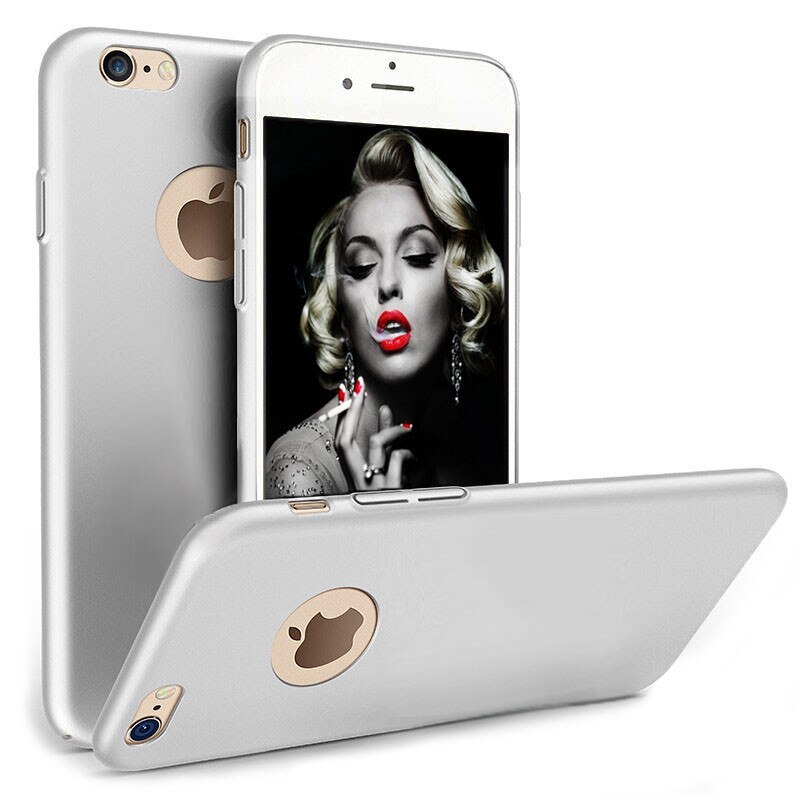 Husa telefon Iphone 7 ofera protectie Ultrasubtire -Silk Silver Matte