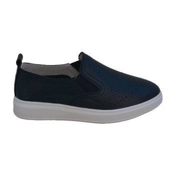 Balerini cu talpa groasa si bareta, D&J Exclusive, Albastru marin Balerini cu talpa groasa si bareta, D&J Exclusive, Albastru marin