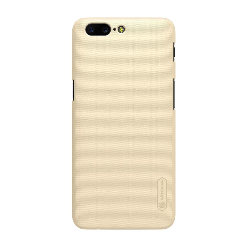 Husa Nillkin Frosted pentru OnePlus 5, auriu
