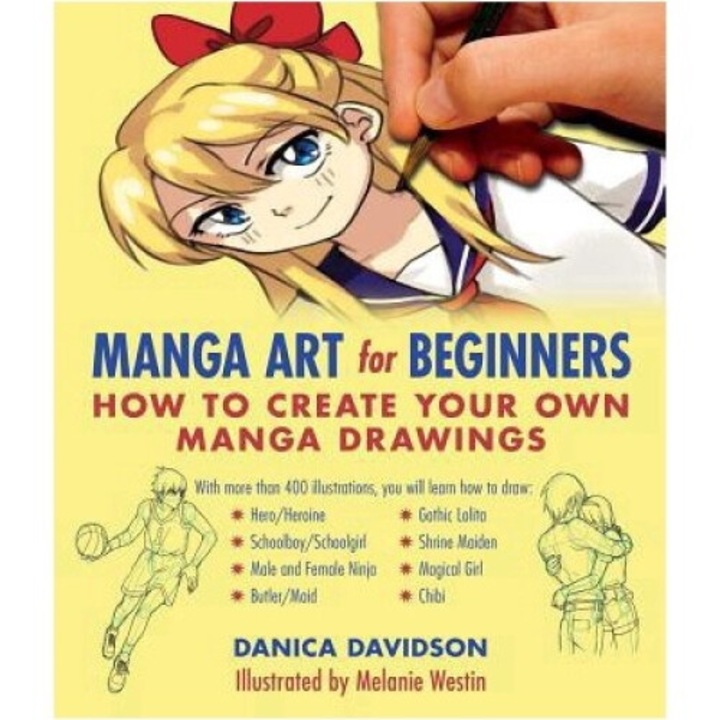 Manga Art For Beginners: How To Create Your Own Manga Drawings - Danica Davidson