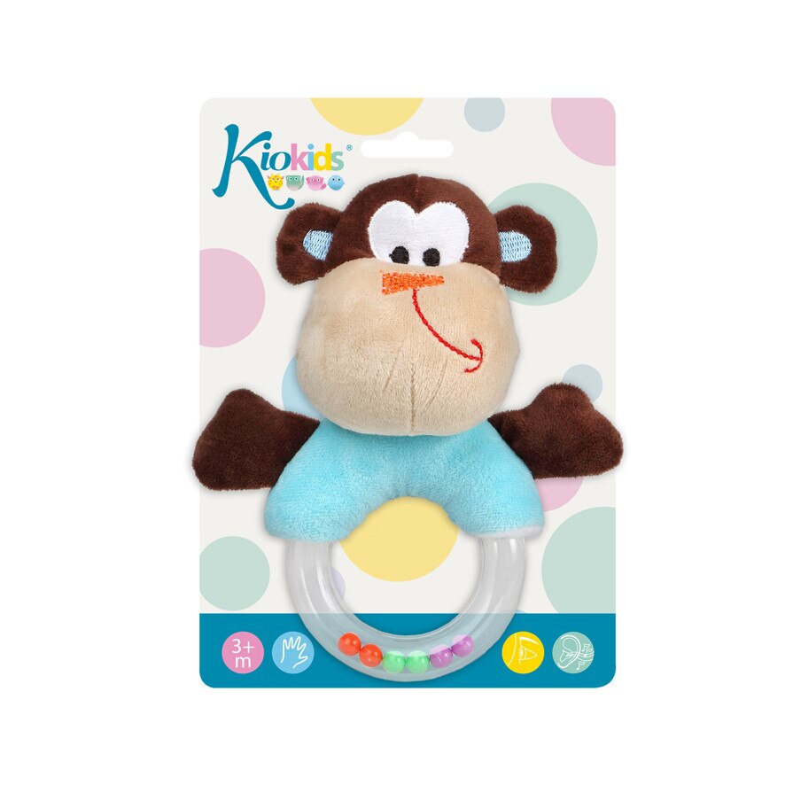 Jucarie zornaitoare Kiokids, Maimutica, 18 cm