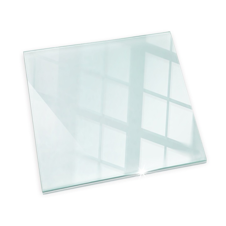 Tabla protectie podea semineu, Tulup, Patrat, Transparenta, Termorezistenta, Anti-Zgarieturi, 60x60 cm, 010010780100100000000