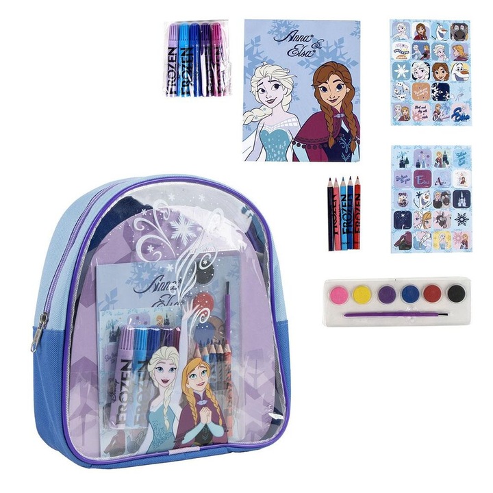 Disney Jégvarázs iskolatáska írószerkészlet