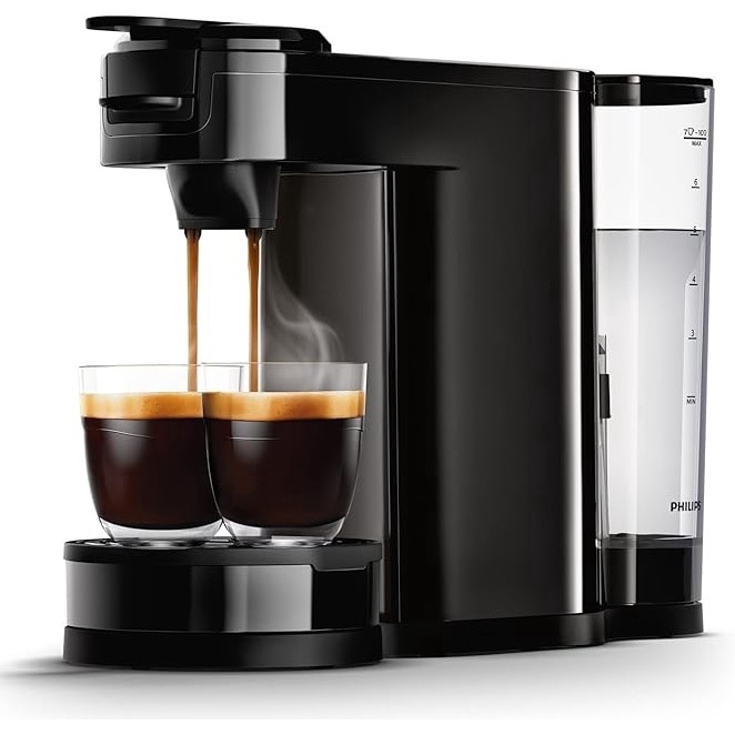 Cafetiera Philips HD6592/64 cu paduri si filtru, tehnologie 2-in-1