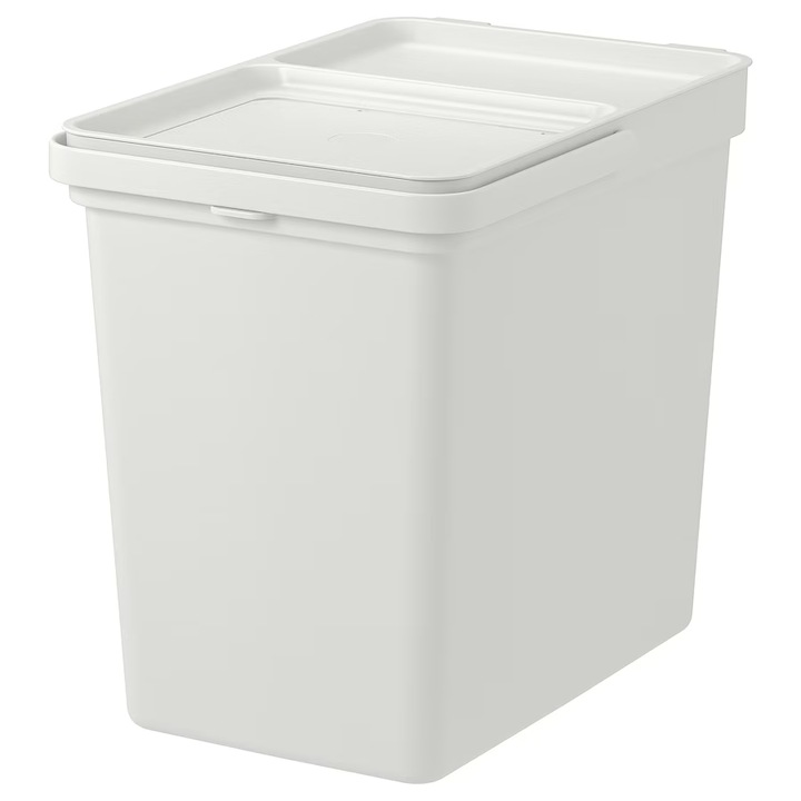 Fedős kosár, szürke, 22 l