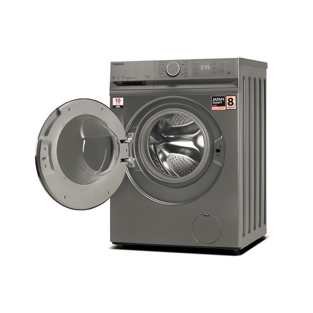 Masina de spalat rufe Toshiba TW-BL90A4PL(SS) 8KG, clasa B, 10 programe, program Eco, Silver