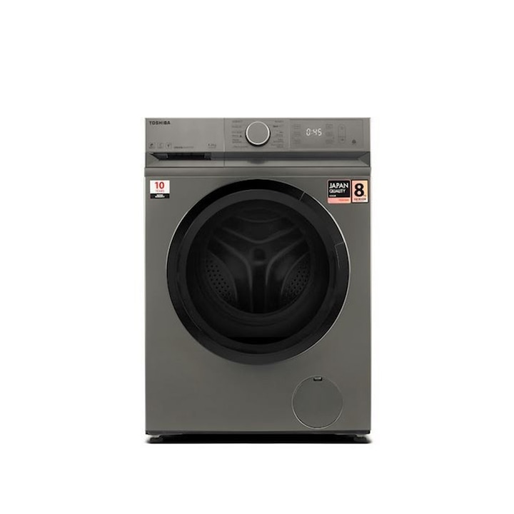 Пералня Toshiba TW-BL90A4PL(SS) 8KG, клас B, 10 програми, еко програма, сребриста