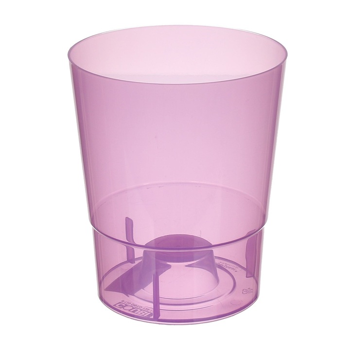 Masca ghiveci orhidee, plastic, Ø 12.5 cm, violet