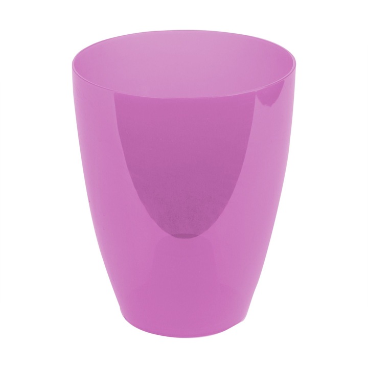 Ghiveci orhidee Miltonia, plastic, Ø 13.3 cm, roz/mov