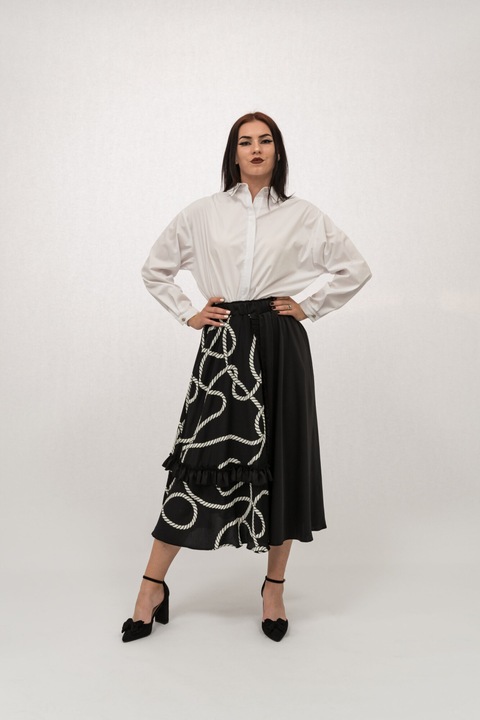 Compleu 2 piese, camasa si fusta, pentru femei