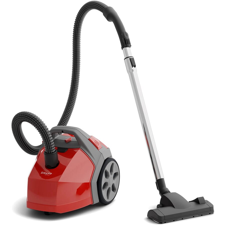 Aspirator, Smapp 608.2, 900W, HEPA 13, rosu, 5kg